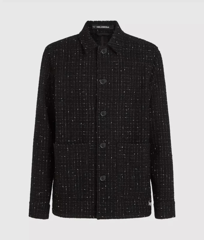 Bouclé overshirt