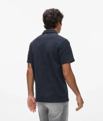 Bouclé poloshirt