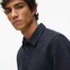 Bouclé poloshirt