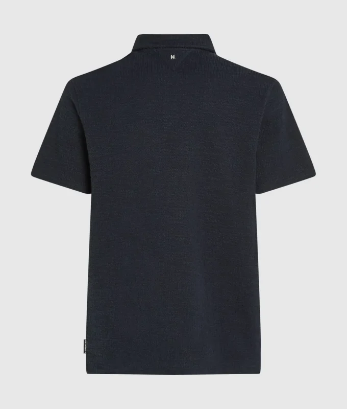 Bouclé poloshirt