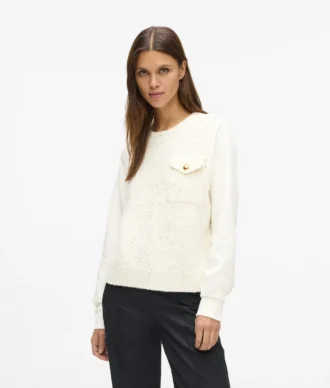 Bouclé sweatshirt