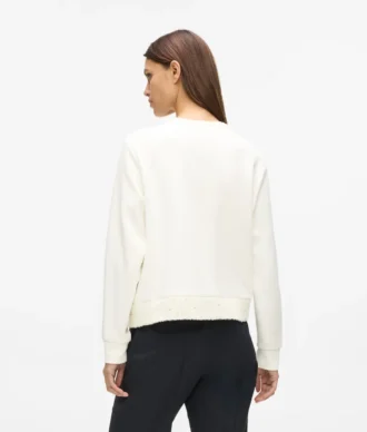 Bouclé sweatshirt