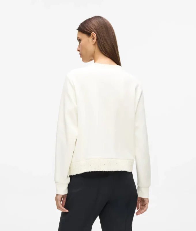 Bouclé sweatshirt