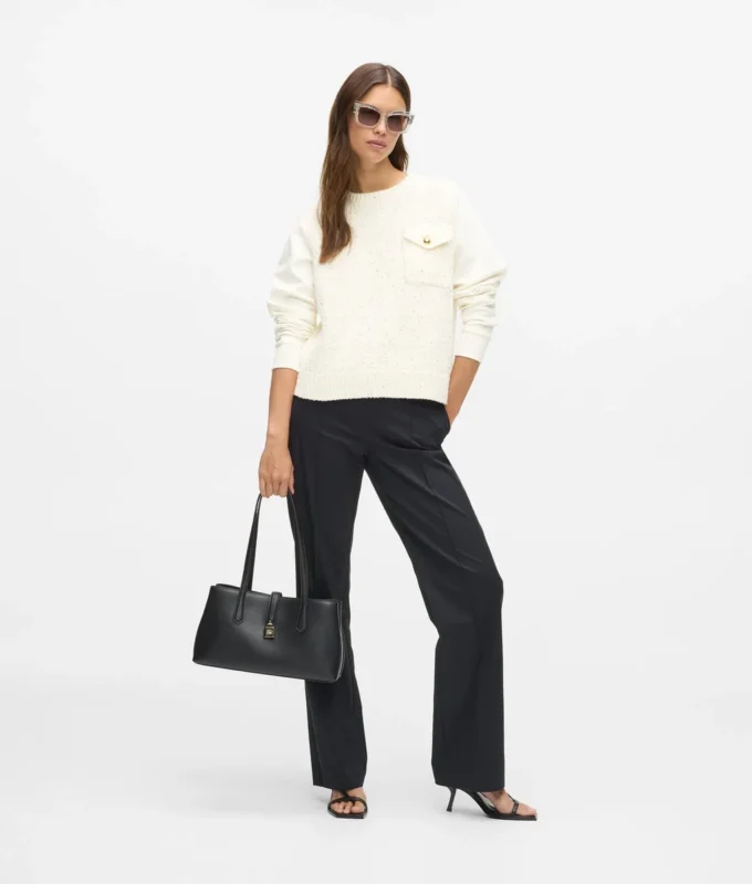 Bouclé sweatshirt