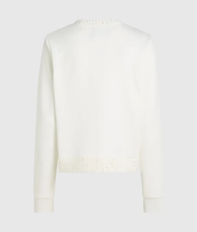 Bouclé sweatshirt
