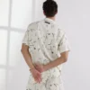 BOWLINGSHIRT MET ALL-OVER-PRINT