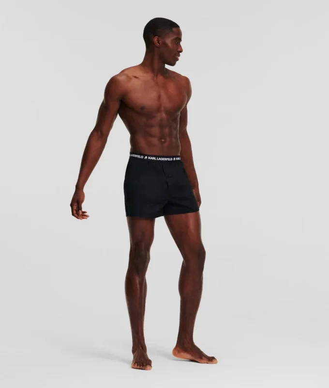BOXERSHORTS MET GEWEVEN LOGO – 3-PACK