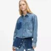 Boxy denim shirt