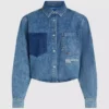 Boxy denim shirt