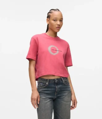 Boxy T-shirt met eclipslogo