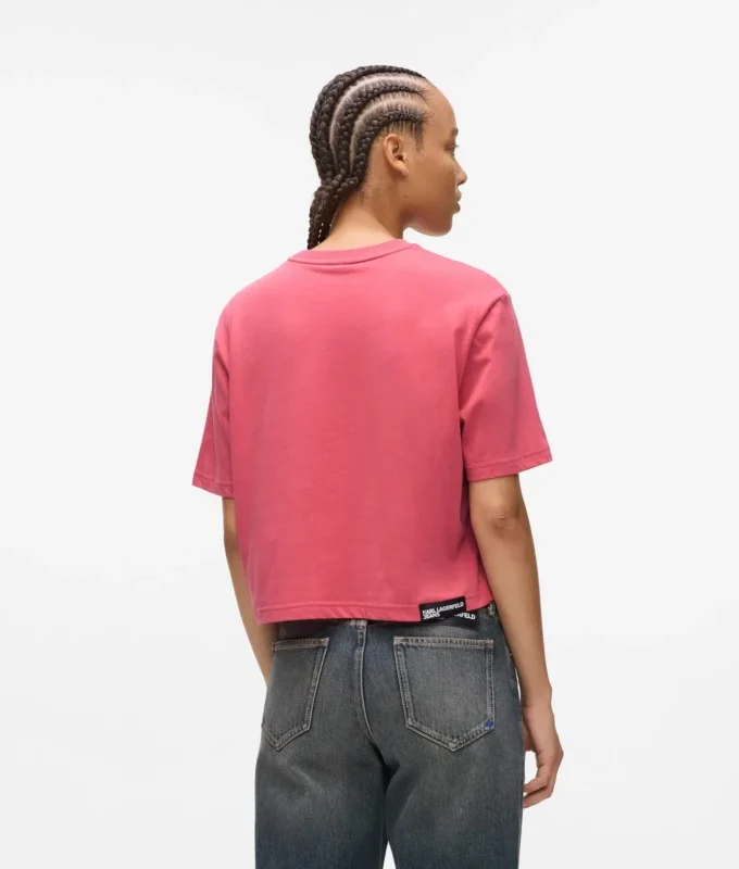 Boxy T-shirt met eclipslogo
