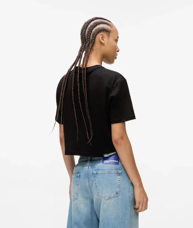 Boxy T-shirt met eclipslogo