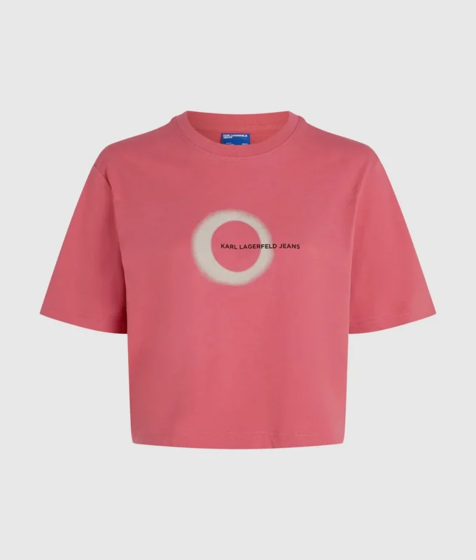Boxy T-shirt met eclipslogo