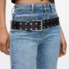 Brede riem met studs