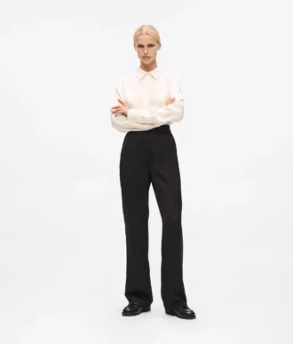 Broek met all-over print