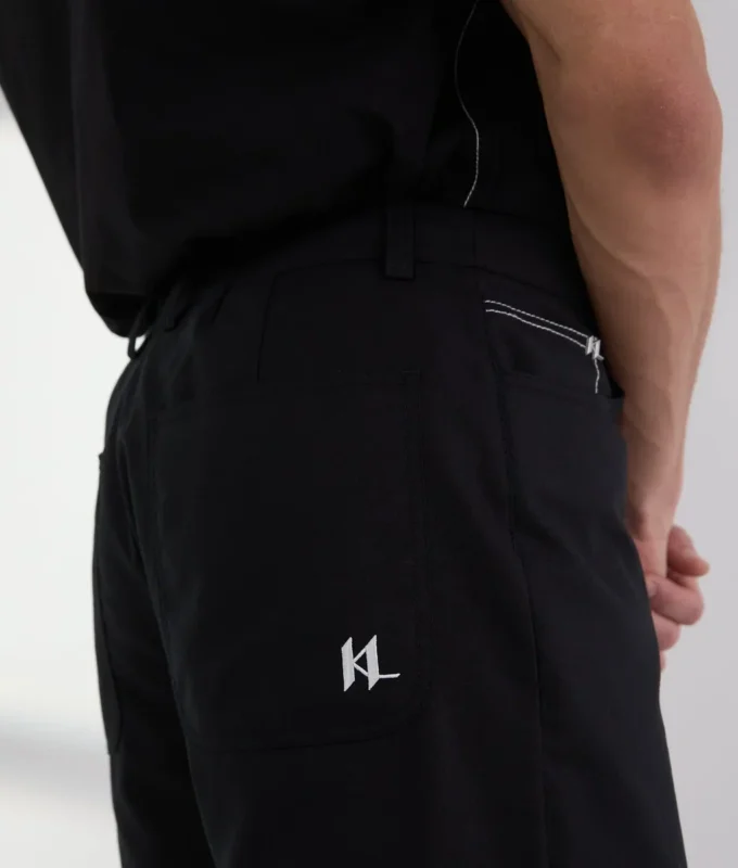 BROEK MET CONTRASTSTIKKING