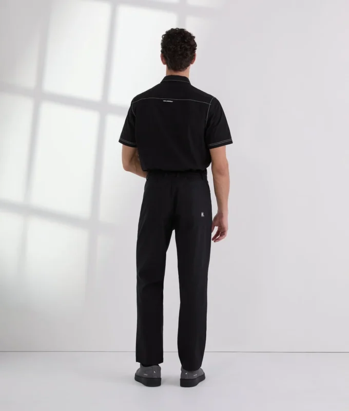BROEK MET CONTRASTSTIKKING