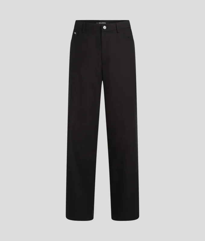 BROEK MET CONTRASTSTIKKING