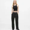 Broek met dubbele tailleband