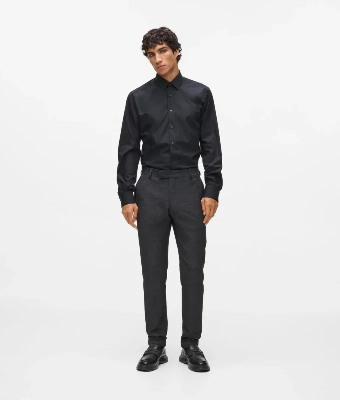 Broek met satijnen details