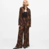 Broek met ventilatorprint