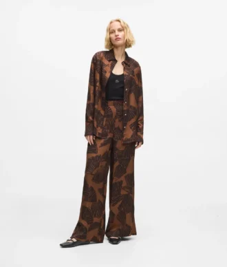 Broek met ventilatorprint