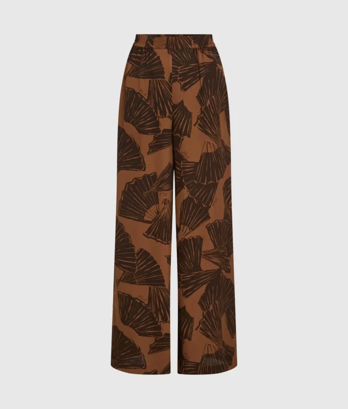 Broek met ventilatorprint