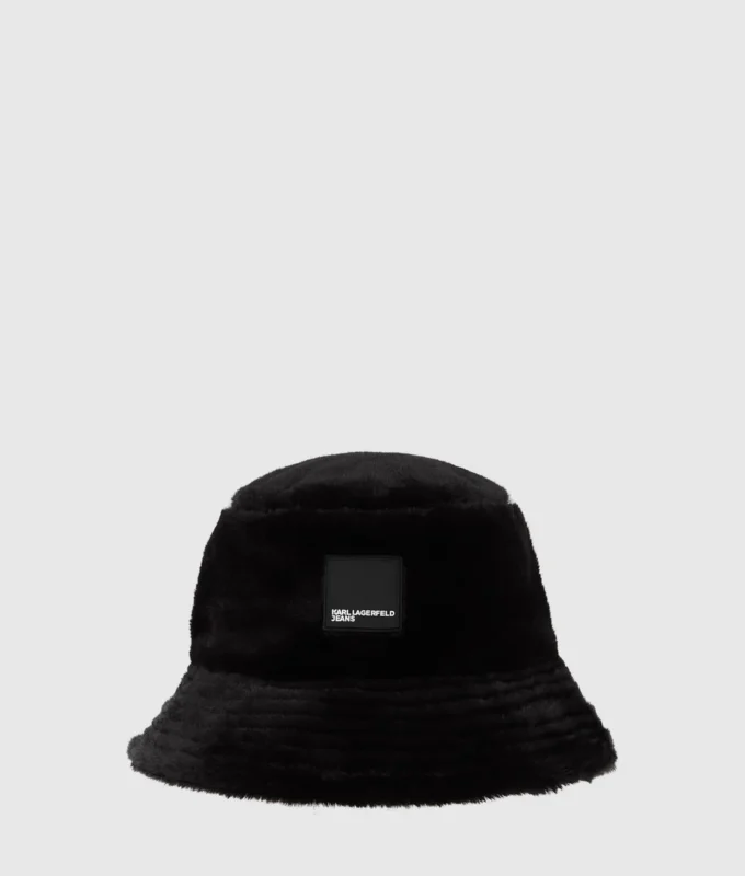 Bucket hat van imitatiebont