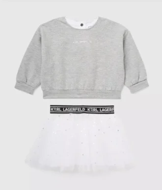 Cadeauset met babysweatshirt en rok