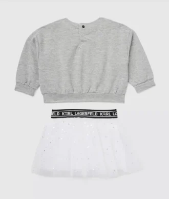Cadeauset met babysweatshirt en rok