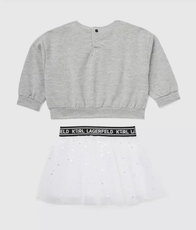 Cadeauset met babysweatshirt en rok