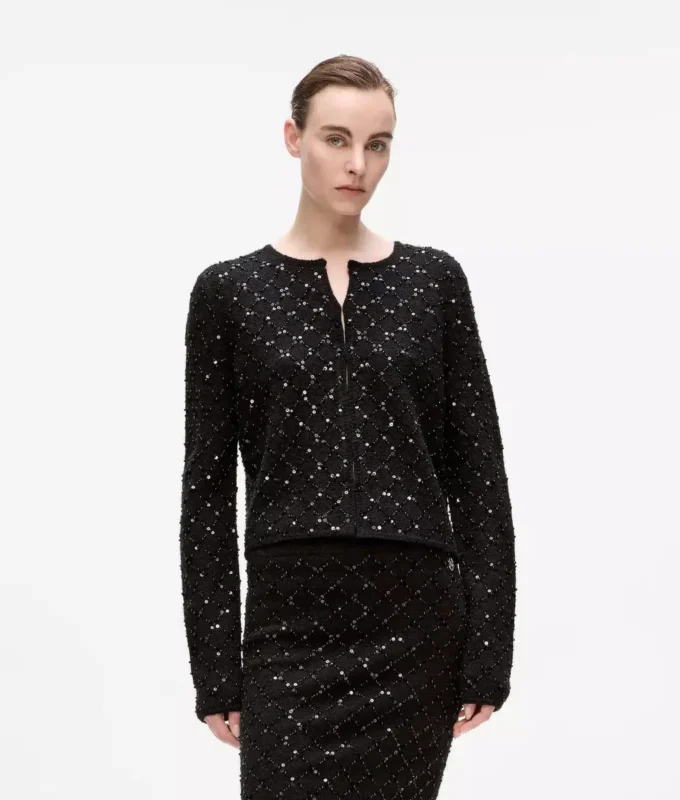 Cardigan met pailletten
