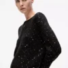 Cardigan met pailletten