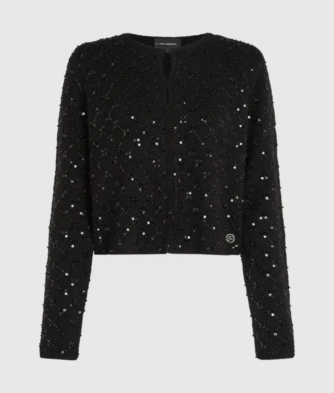 Cardigan met pailletten