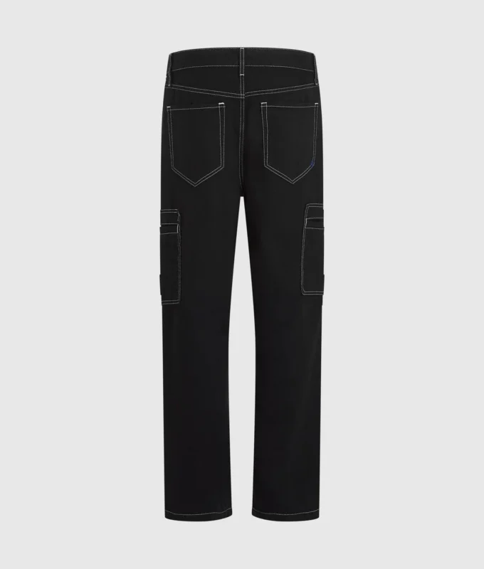 Cargobroek met contrasterende stiksels