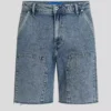 CARPENTER DENIM SHORTS