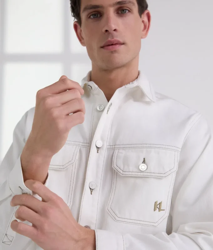 CONTRAST STITCH SHIRT