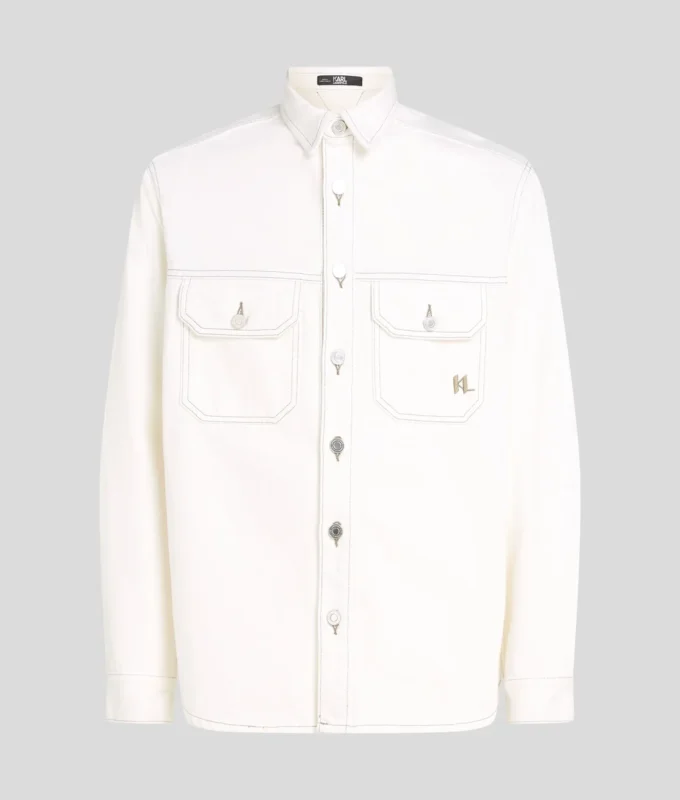 CONTRAST STITCH SHIRT