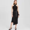 CONTRAST STITCH SKIRT