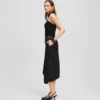 CONTRAST STITCH SKIRT