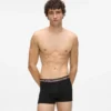 Contrasterende boxershorts met tailleband – 5-pack