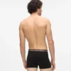 Contrasterende boxershorts met tailleband – 5-pack