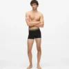 Contrasterende boxershorts met tailleband – 5-pack