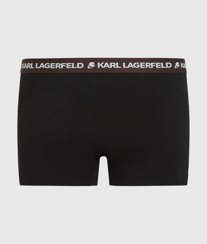 Contrasterende boxershorts met tailleband – 5-pack