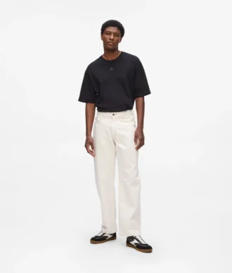 CONTRASTSTIKKING JEANS