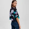 CROPTOP MET BLOEMENPRINT