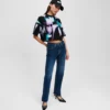 CROPTOP MET BLOEMENPRINT