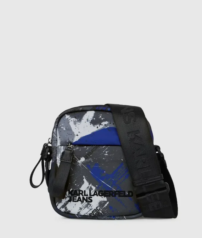 Crossbodytas met graffitiprint