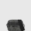 Crossbodytas van gewassen denim
