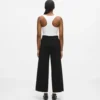 Culotte met contrasterende biezen